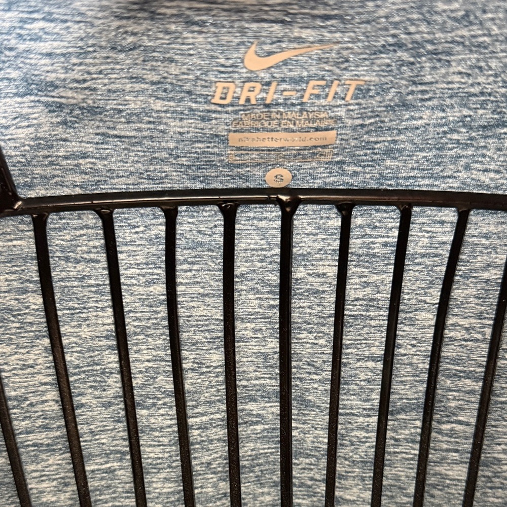 Nike Gray Heather Quarter-Zip Pullover with Coral Zipper - Picture 2 of 11